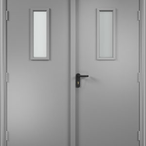 Противопожарная серая дверь / серия FRM55520